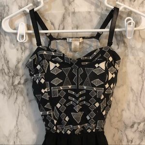 Bozzolo Black Hi-Low Dress Size S